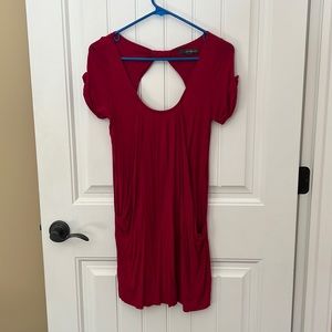 21 Mini dress with open back and pockets in front